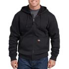 Men's Dickies Mobility Fleece Full-zip Hoodie, Size: Xl, Black