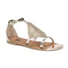 Muk Luks Lindzie Women's Sandals, Girl's, Size: 7, Gold
