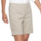 Women's Briggs Millennium Pull-on Shorts, Size: 10, Dark Brown