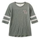 Girls 7-16 & Plus Size So&reg; Lace Yoke Varsity Tee, Size: 14, Dark Green