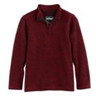 Boys 8-20 Urban Pipeline Quarter-zip Fleece Sweater, Size: Small, Red