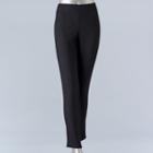Women's Simply Vera Vera Wang City Black Twill Pants, Size: S Short