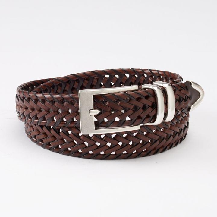 Dockers® Braided Brown Belt - Men, Size: 36, Dark Beige