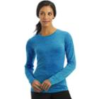 Plus Size Jockey Scrubs Performance Rx Dry Comfort Long Sleeve Tee, Women's, Size: 2xl, Blue