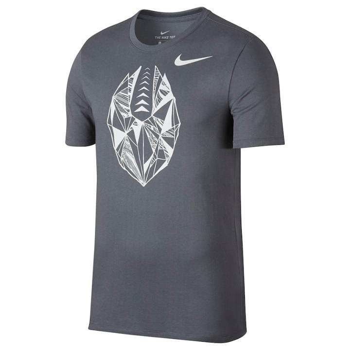 Men's Nike Football Dri-fit Tee, Size: Xl, Grey