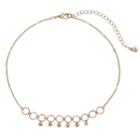 Lc Lauren Conrad Circle Link Shaky Disc Necklace, Women's, Gold