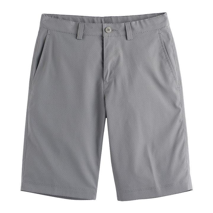 Boys 8-20 Pga Tour Birdseye Flat-front Shorts, Size: M 10-12, Med Grey