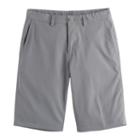 Boys 8-20 Pga Tour Birdseye Flat-front Shorts, Size: M 10-12, Med Grey