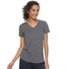 Women's Tek Gear&reg; Short Sleeve Tee, Size: Small, Dark Grey