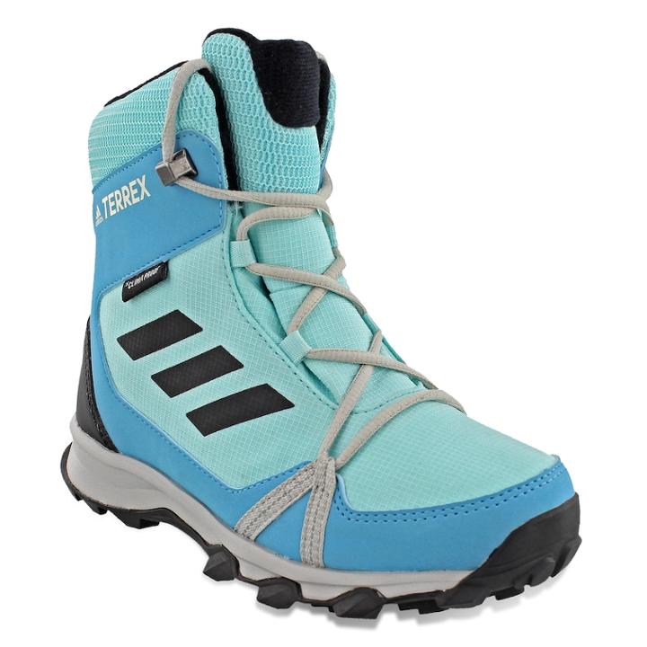 Adidas Outdoor Terrex Snow Cp Cw Girls' Waterproof Winter Boots, Size: 6, Med Blue