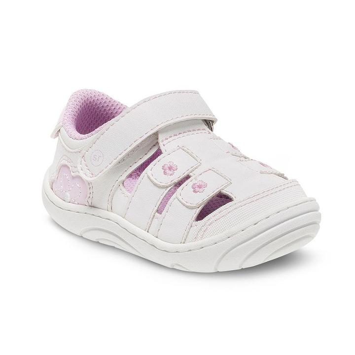 Stride Rite Tulsi Baby / Toddler Girls' Sandals, Girl's, Size: 4 T, White