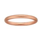 Stacks And Stones 18k Rose Gold Over Silver Satin Finish Stack Ring, Women's, Size: 6, Pink
