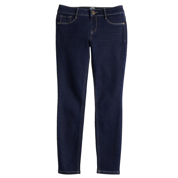 Girls 7-16 & Plus Size So&reg; Constructed Jeggings, Size: 12, Blue