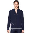 Women's Under Armour French Terry Full-zip Hoodie, Size: Xl, Blue (navy)