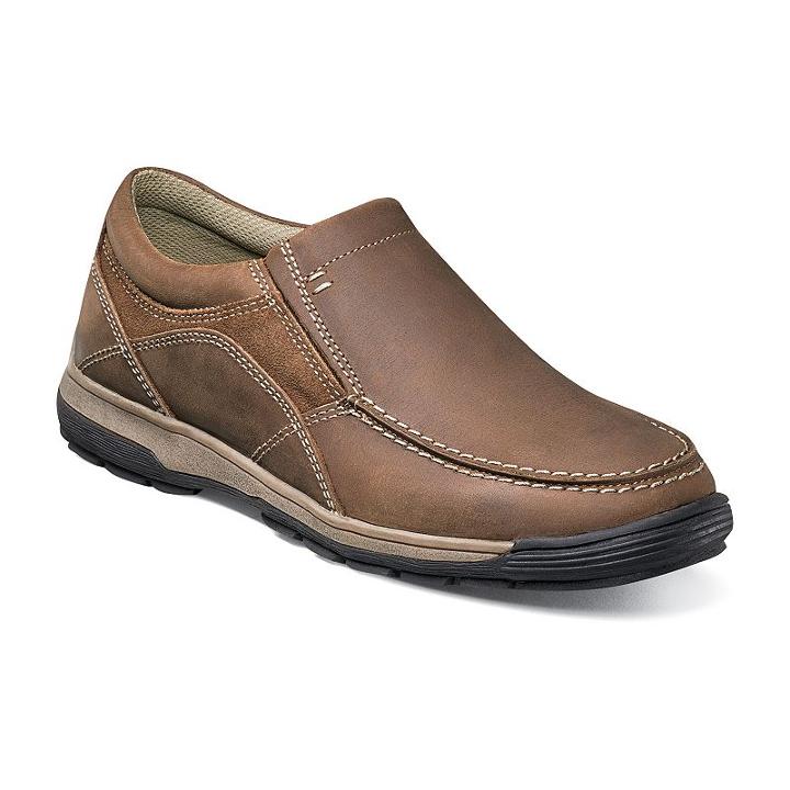Nunn Bush Lasalle Men's Slip-on Shoes, Size: Medium (9.5), Lt Brown