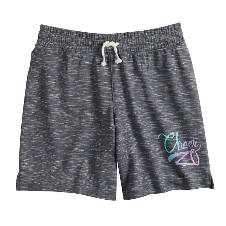 Girls 7-16 & Plus Size So&reg; Core Midi Shorts, Size: 7-8, Grey