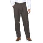 Men's Croft & Barrow&reg; Essential Classic-fit Pleated Dress Pants, Size: 40x29, Brown Oth