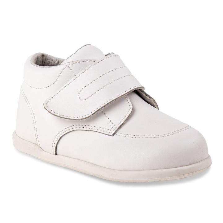 Smart Step Baby / Toddler Hook & Loop Walking Shoes, Kids Unisex, Size: 6.5t, White