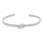 Lc Lauren Conrad Textured Knot Cuff Bracelet, Women's, Silver