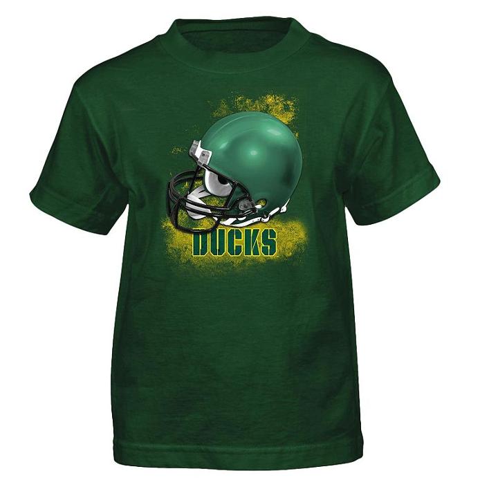 Boys 4-7 Oregon Ducks Helmet Tee, Boy's, Size: M(5/6), Green
