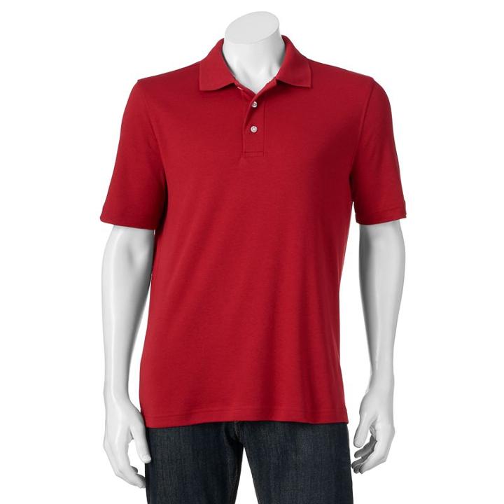 Men's Croft & Barrow&reg; Signature Polo, Size: Medium, Med Red
