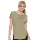 Women's Sonoma Goods For Life&trade; French Terry Tunic, Size: Xl, Green