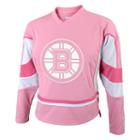 Girls 7-16 Reebok Boston Bruins Fashion Jersey, Girl's, Size: L(14), Pink