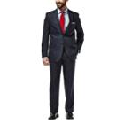 Men's Haggar&reg; Travel Performance Tailored-fit Suit Jacket, Size: 46 Long, Dark Blue
