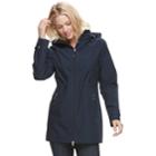 Women's Be Boundless Hooded Anorak Rain Jacket, Size: Xl, Blue (navy)