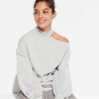 K/lab Shoulder Cutout Sweatshirt, Size: Xl, Grey