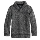 Boys 4-12 Sonoma Goods For Life&trade; Sweater Fleece Shawl Pullover Top, Size: 8, Black