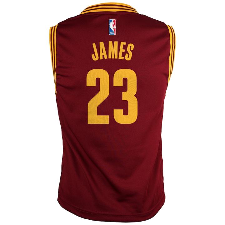 Boys 8-20 Cleveland Cavaliers Lebron James Replica Road Jersey, Size: Xl 18-20, Red Other