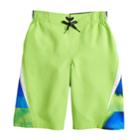 Boys 8-20 Zeroxposur Block Stripes Swim Trunks, Size: Large, Green