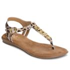 A2 By Aerosoles Enchlave Women's Thong Sandals, Size: Medium (6), Lt Beige