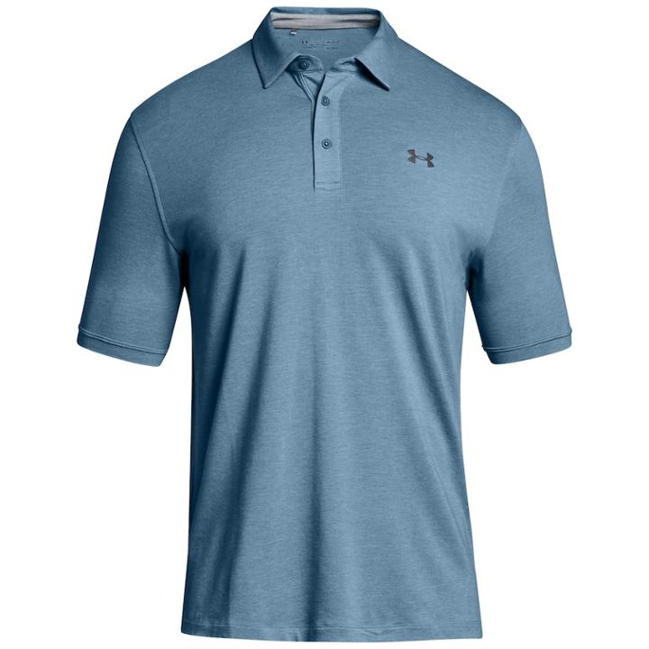 Men's Under Armour Charged Cotton Scramble Golf Polo, Size: 3xl, Purple