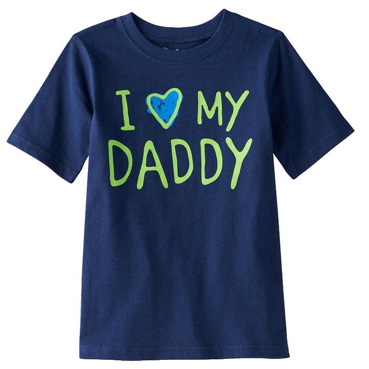 Boys 4-7x Jumping Beans&reg; I Love My Family Tee, Boy's, Size: 6, Dark Blue