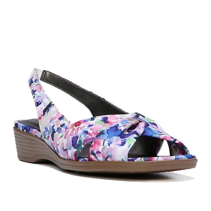 Lifestride Mimosa 2 Women's Wedge Sandals, Size: 5.5 Med, Brown Over