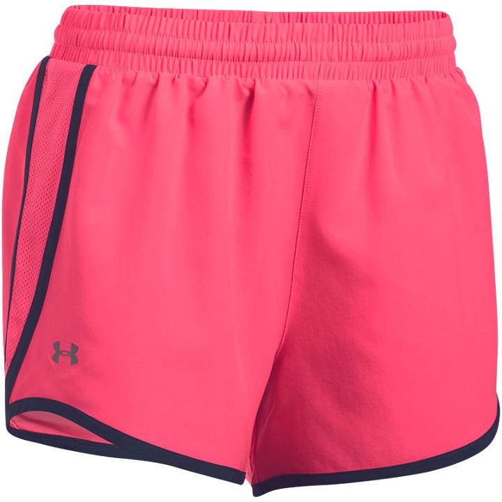 Women's Under Armour Speed Stride Shorts, Size: Large, Light Pink