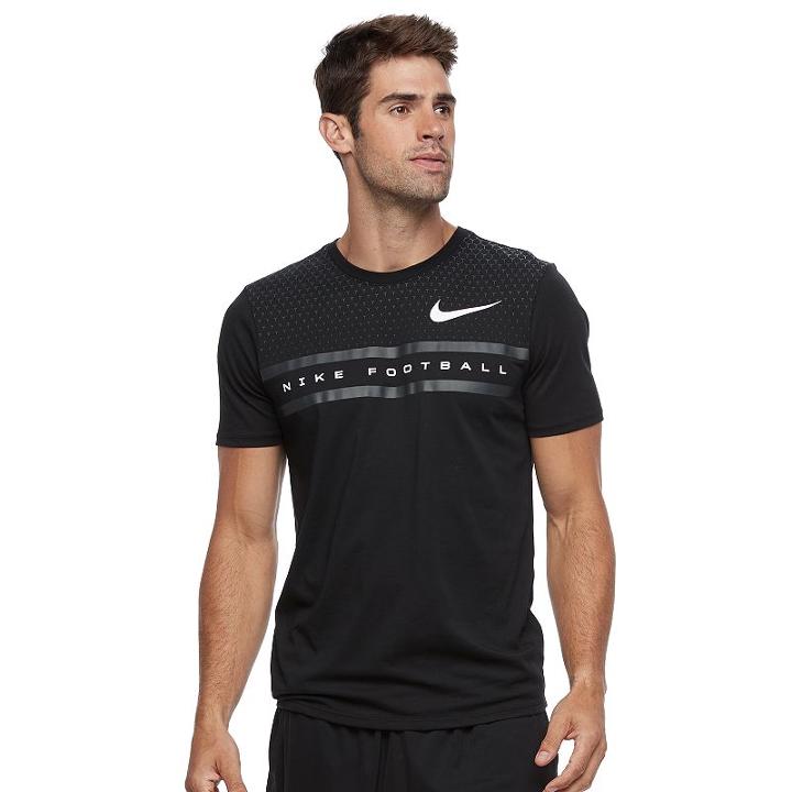 Men's Nike Dri-fit Tee, Size: Small, Grey (charcoal)