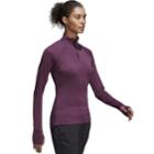 Women's Adidas Outdoor Terrex Tracerocker Half-zip Fleece Pullover, Size: Small, Red