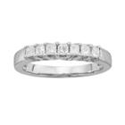 14k White Gold 1/2-ct. T.w. Igl Certified Princess-cut Diamond Wedding Ring, Women's, Size: 5.50