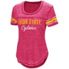 Women's Campus Heritage Iowa State Cyclones Double Stag Tee, Size: Large, Med Red