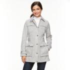 Women's Weathercast Fleece Walker Jacket, Size: Medium, Light Grey