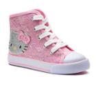 Hello Kitty&reg; Toddler Girls' Glittery High Top Sneakers, Girl's, Size: 6 T, Pink