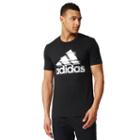 Men's Adidas Sport Glitch Tee, Size: Large, Black