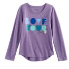 Girls 7-16 & Plus Size So&reg; Shine Core Graphic Tee, Size: 10, Purple