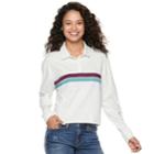 Juniors' So&reg; Rugby Striped Polo, Teens, Size: Xl, Drk Purple