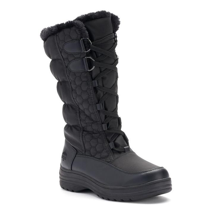 Totes Janis Women's Waterproof Winter Boots, Size: Medium (9), Black