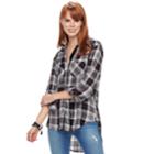 Women's Rock & Republic&reg; Button Front Plaid Shirt, Size: Xl, Oxford