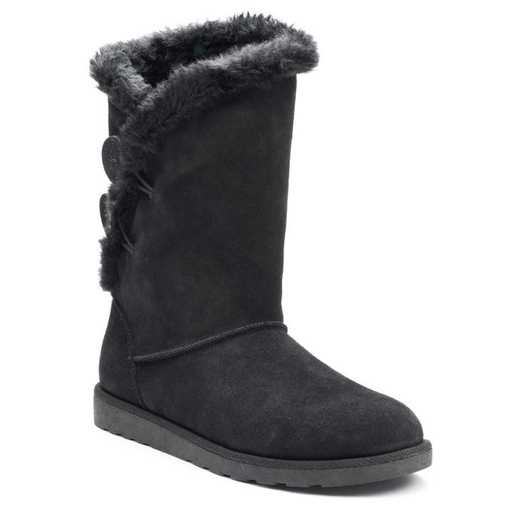 So&reg; Image Women's Mid-calf Boots, Size: Medium (8.5), Black
